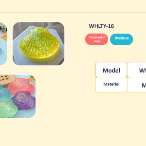 Glitter Seashell Squeeze Toy